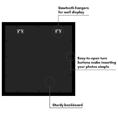 Americanflat 20" x 20" Collage Picture Frame