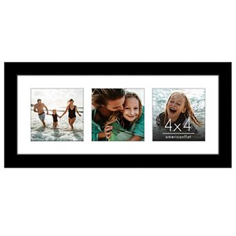 Americanflat 3-Opening 3" x 3" Collage Picture Frame
