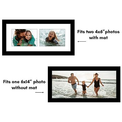 Americanflat 2-Opening 4" x 6" Collage Picture Frame