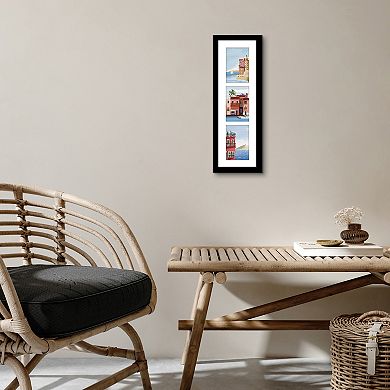 Americanflat 3-Opening 4" x 6" Collage Picture Frame