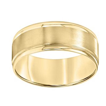 AXL 10k Gold 8 mm Comfort Fit Men's Band