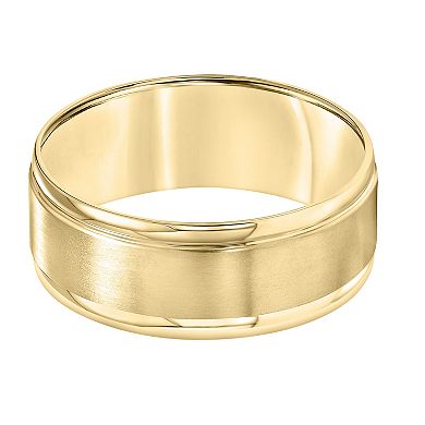AXL 10k Gold 8 mm Comfort Fit Men's Band