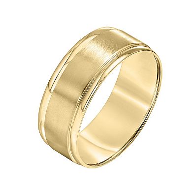 AXL 10k Gold 8 mm Comfort Fit Men's Band