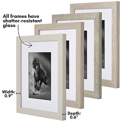 Americanflat 4-pk. Farmhouse Picture Frame Set