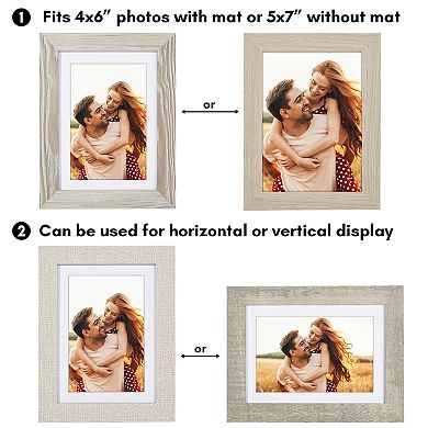 Americanflat 4-pk. Farmhouse Picture Frame Set