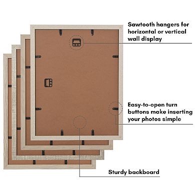 Americanflat 4-pk. Farmhouse Picture Frame Set
