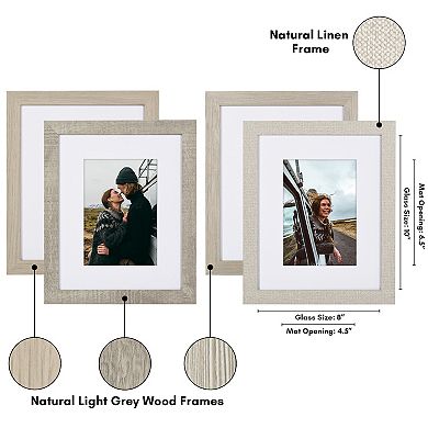 Americanflat 4-pk. Farmhouse Picture Frame Set