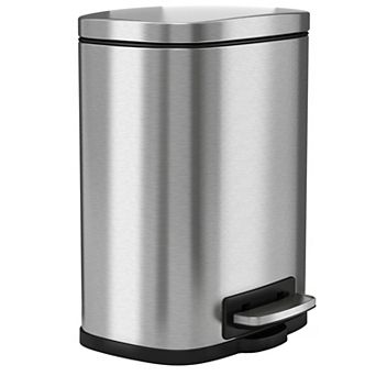 HLS Commercial 1.3 Gallon / 5-Liter Fire Resistant Step Trash Can