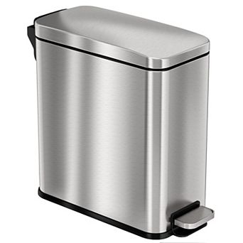 HLS Commercial 3-Gallon / 11.4-Liter Fire Resistant Step Trash Can