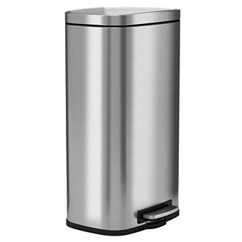 HLS Commercial 8-Gallon / 30-Liter Fire Resistant Step Trash Can