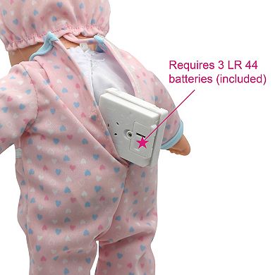 New Adventures Little Darlings: 12" Crib Time Fun Baby