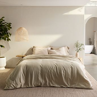 Miryana Cotton Slub Comforter Set with Shams