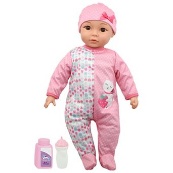New Adventures Little Darlings: 19" Cuddle Baby & Pink Kitty Set