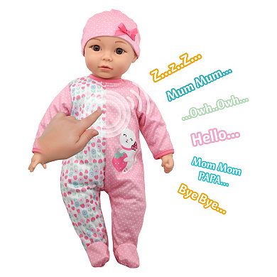 New Adventures Little Darlings: 19" Cuddle Baby & Pink Kitty Set