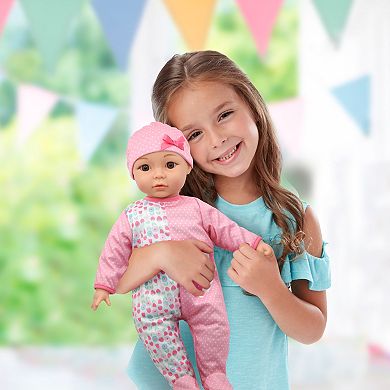 New Adventures Little Darlings: 19" Cuddle Baby & Pink Kitty Set