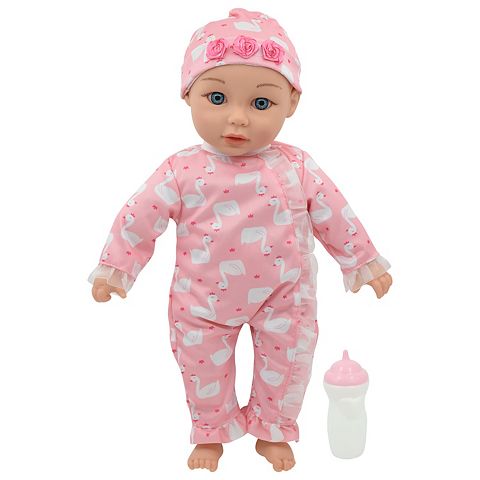 Детские куклы New Adventures Little Darlings: 14" Kiss N Tickles Baby Doll