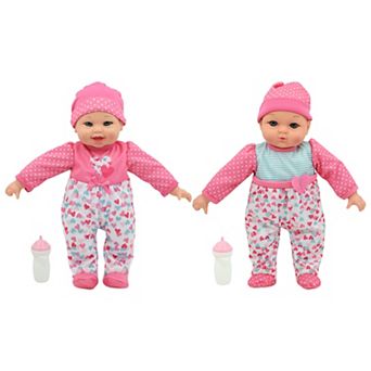 New Adventures Little Darlings: 12" Talking Twins Dolls