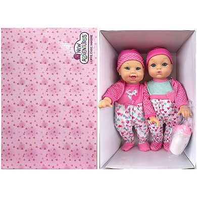New Adventures Little Darlings: 12" Talking Twins Dolls