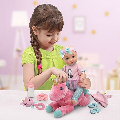 New Adventures Little Darlings: 15" Hop On Baby Set