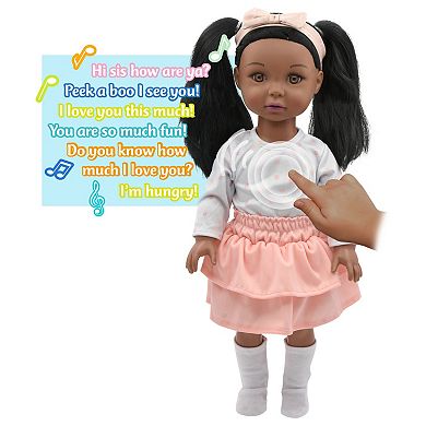 New Adventures Little Darlings: 18"/12" Sweet Sisters Dolls AA Bunny Set