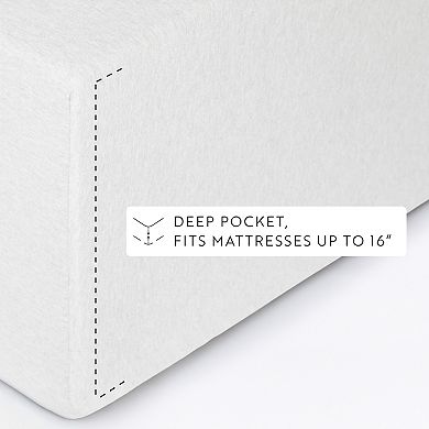 Home Collection Ultra Soft Cotton Jersey Sheet Set
