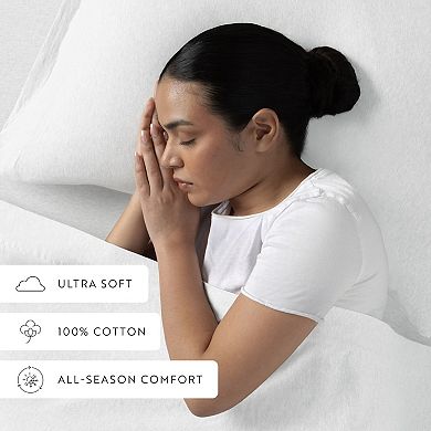 Home Collection Ultra Soft Cotton Jersey Sheet Set