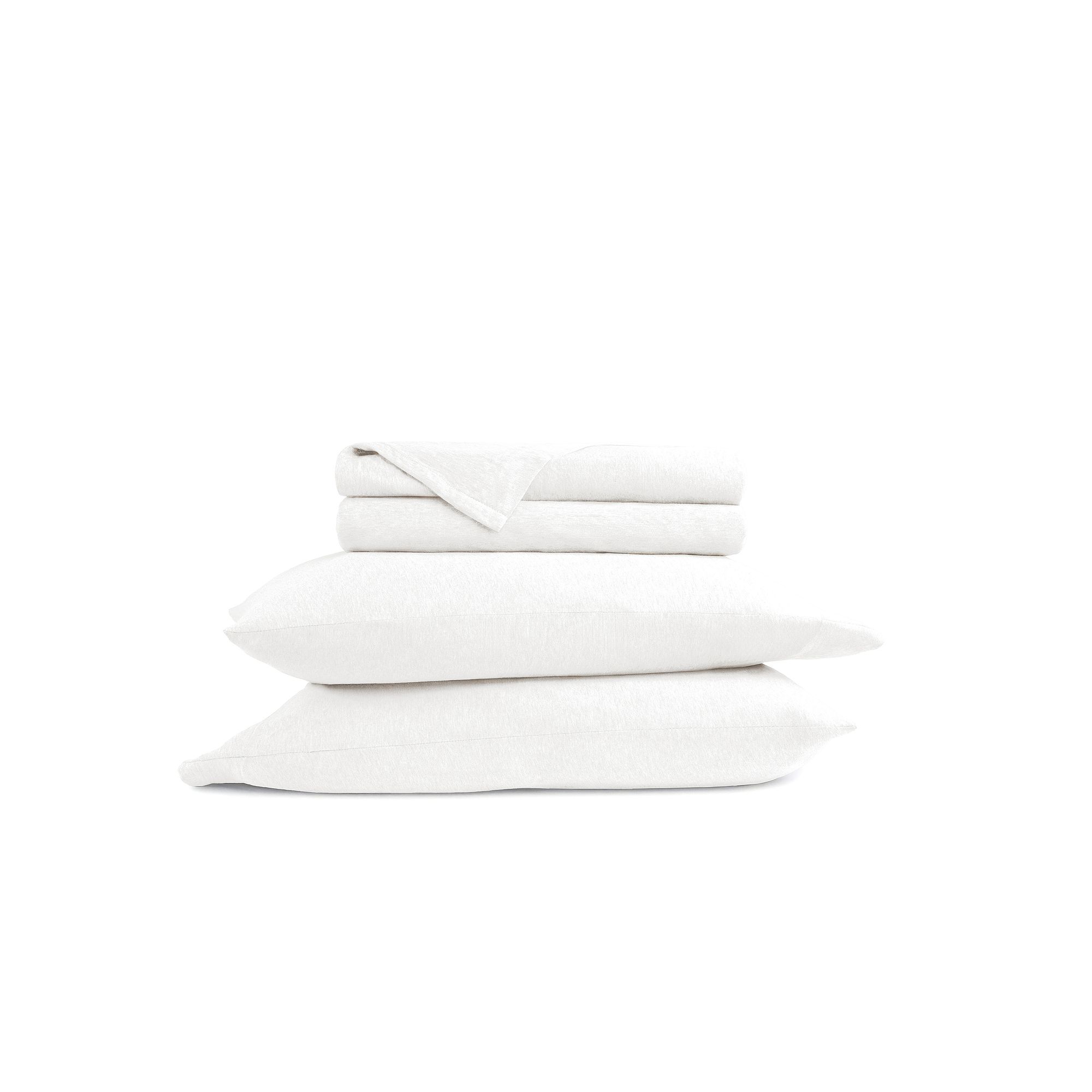 Home Collection Ultra Soft Cotton Jersey Sheet Set, White