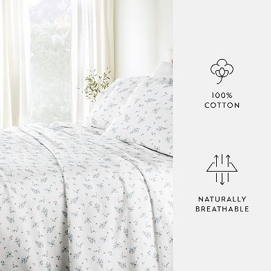 Home Collection Ultra Soft Cotton Patterned Sheet Set