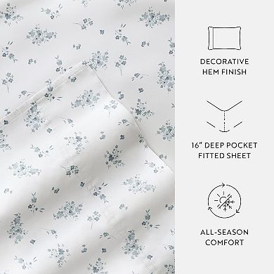Home Collection Ultra Soft Cotton Patterned Sheet Set