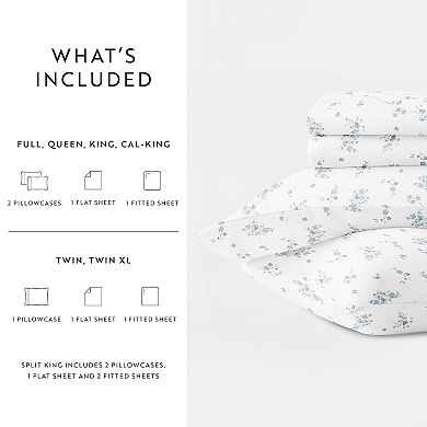 Home Collection Ultra Soft Cotton Patterned Sheet Set