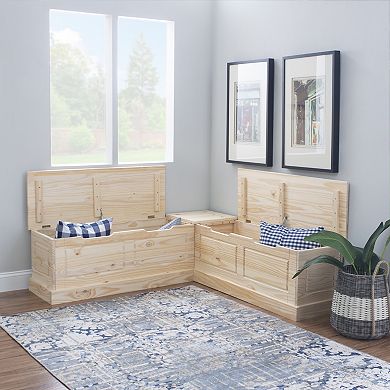 Linon Tobin Backless Breakfast Nook