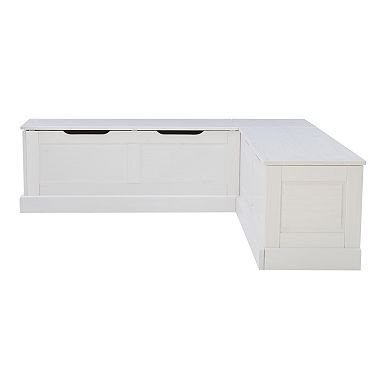 Linon Tobin Backless Breakfast Nook
