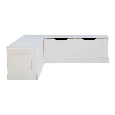 Linon Tobin Backless Breakfast Nook