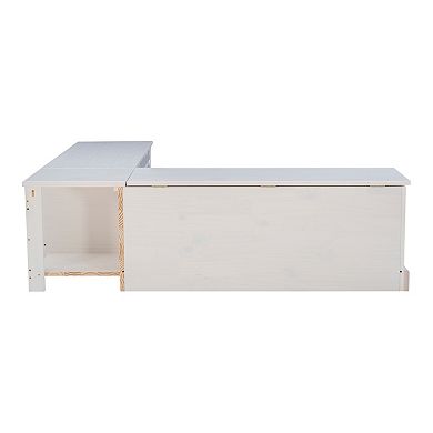 Linon Tobin Backless Breakfast Nook