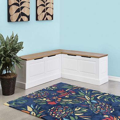 Linon Tobin Backless Breakfast Nook