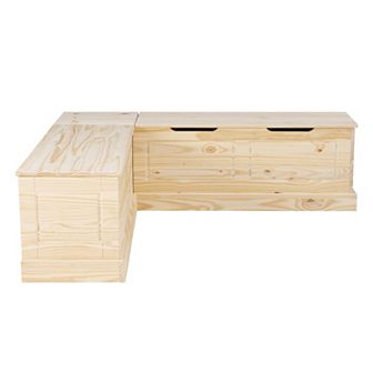 Linon Tobin Backless Breakfast Nook