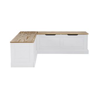 Linon Tobin Backless Breakfast Nook