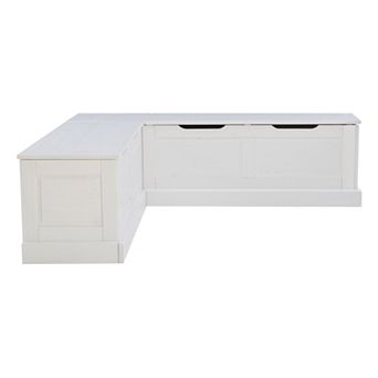 Linon Tobin Backless Breakfast Nook