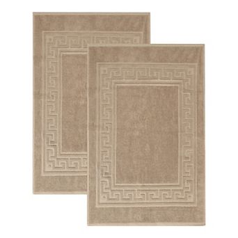 SUPERIOR 2-Pack Plush & Absorbent Bath Mat Set