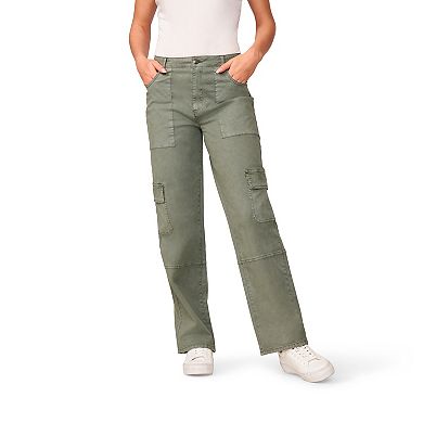 Women's Grey & Gray Twill Cargo Pants
