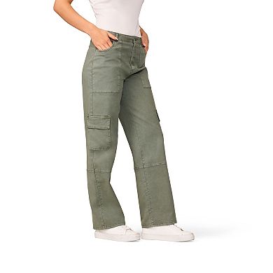 Women's Grey & Gray Twill Cargo Pants