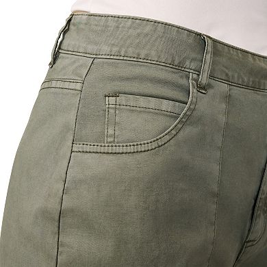 Women's Grey & Gray Twill Cargo Pants