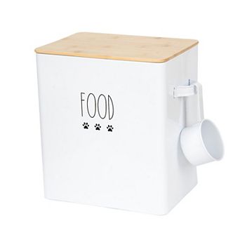 SportPet White Lid Food Storage Tin