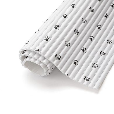 SportPet Multi-Colored Paw Print Foam Feeding Mat