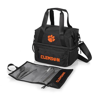 NCAA Clemson Tigers Tarana Lunch Bag Cooler with Utensil Set