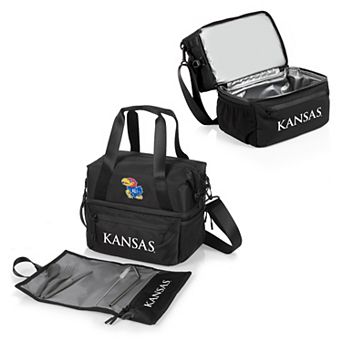 NCAA Kansas Jayhawks Tarana Lunch Bag Cooler with Utensil Set