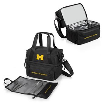 NCAA Michigan Wolverines Tarana Lunch Bag Cooler with Utensil Set