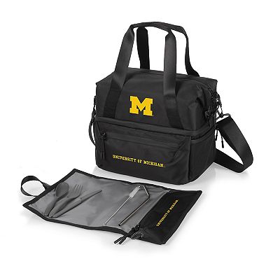 NCAA Michigan Wolverines Tarana Lunch Bag Cooler with Utensil Set
