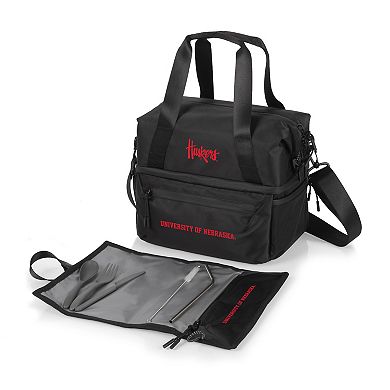 NCAA Nebraska Cornhuskers Tarana Lunch Bag Cooler with Utensil Set