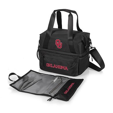 NCAA Oklahoma Sooners Tarana Lunch Bag Cooler with Utensil Set